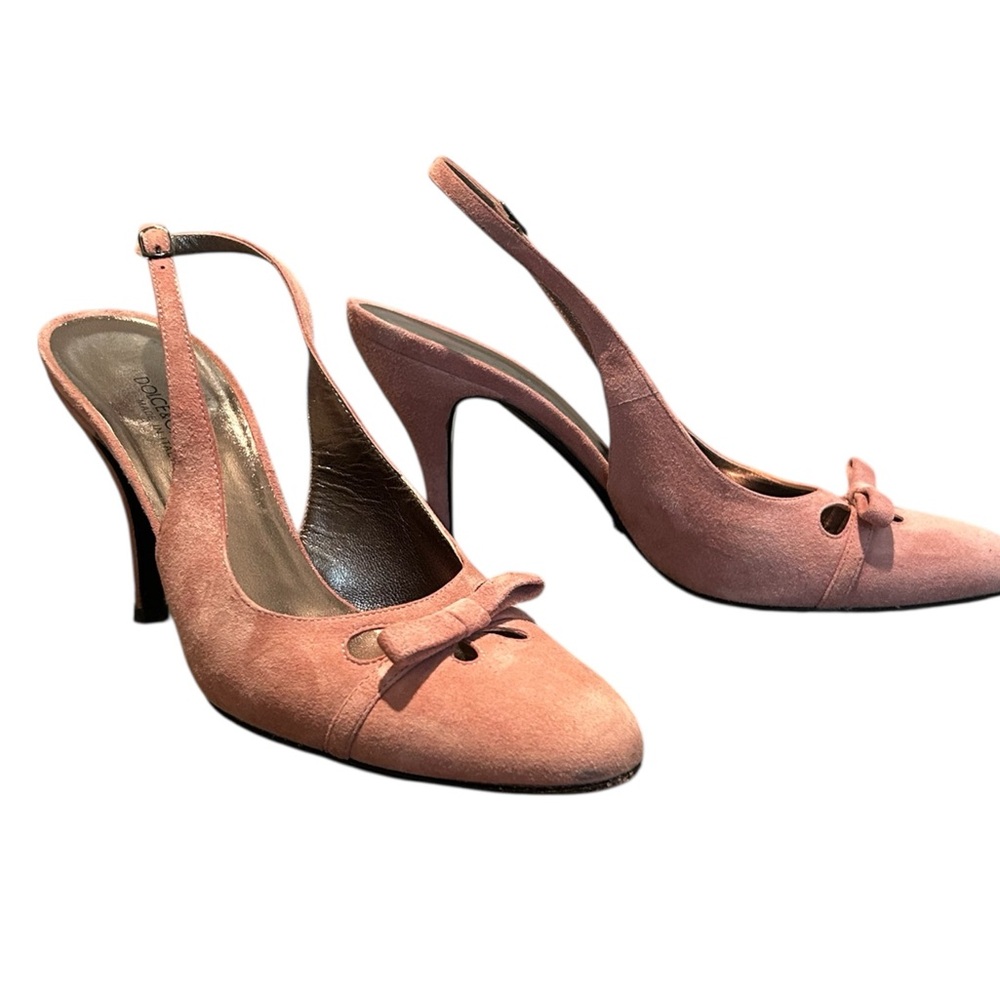 Vintage Dolce & Gabbana "Audi Sling” Slingback, in color "Ciclamino"